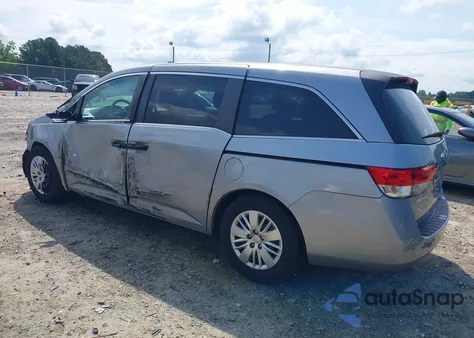 2016 Honda Odyssey Lx from USA, damaged, VIN 5FNRL5H25GB105727